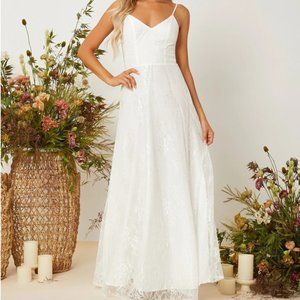 SHEIN Floral Lace Cami Dress, size XS